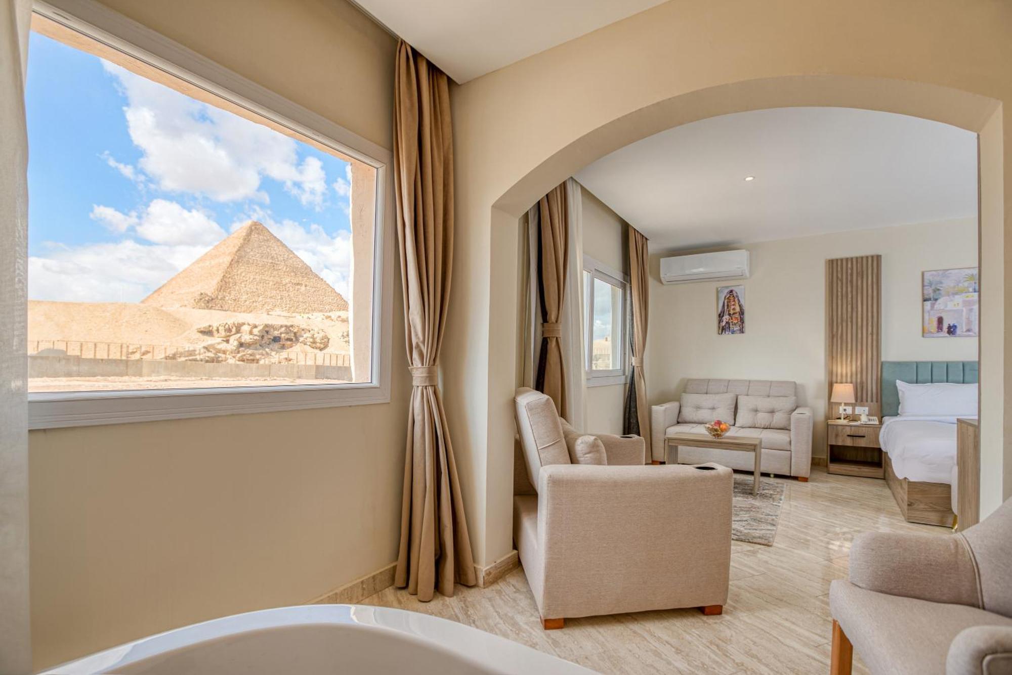 Hotel Soul Pyramids View Kafret el-Gabal Exteriér fotografie