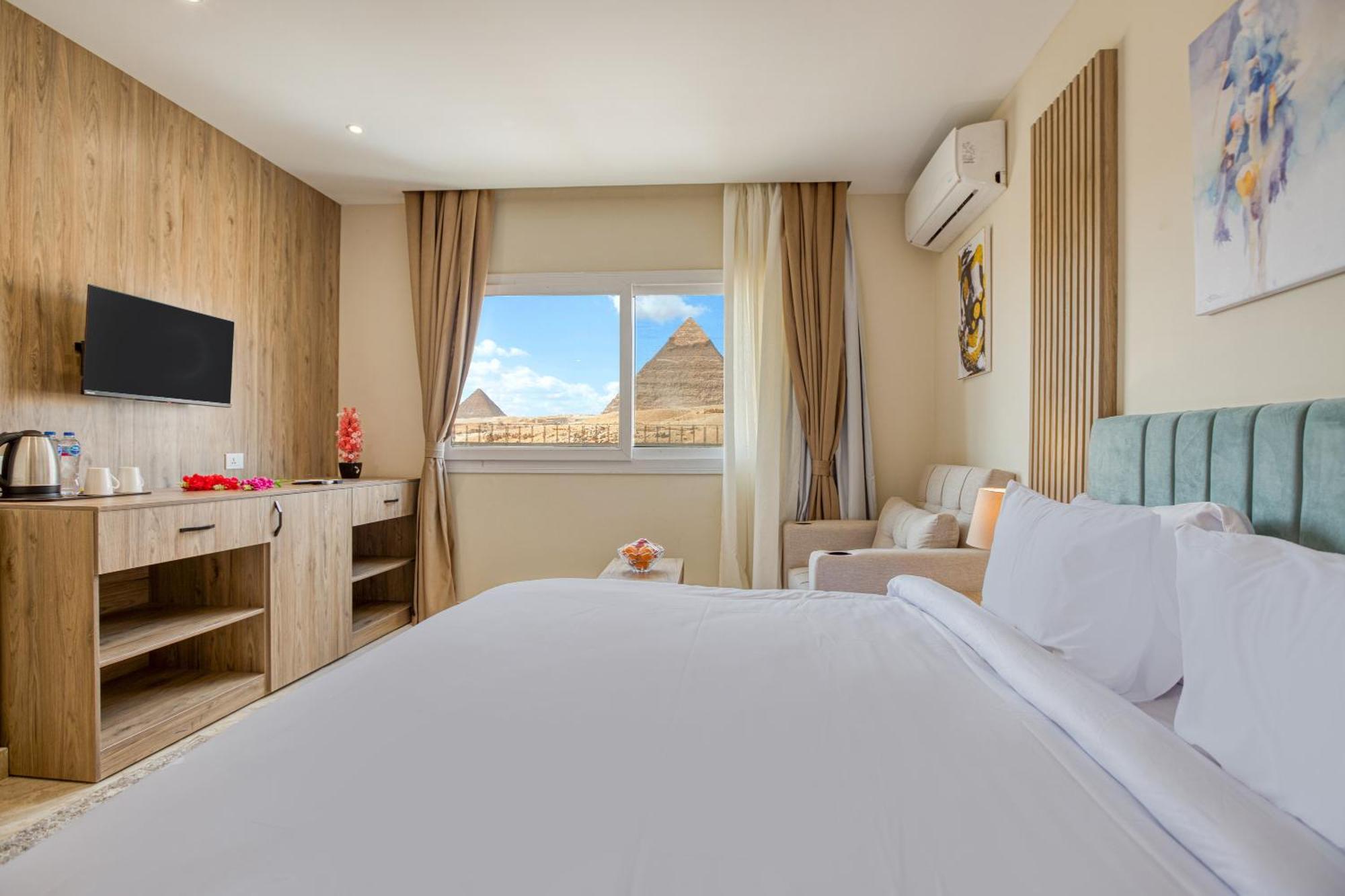 Hotel Soul Pyramids View Kafret el-Gabal Exteriér fotografie
